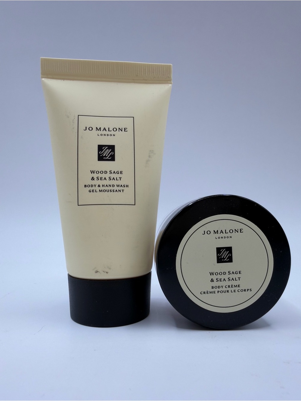 Jo Malone, Wood Sage & Sea Salt Body Cream + Wash, NEW!!